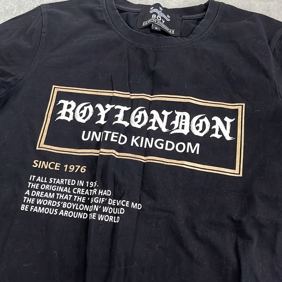 Boy London United Kingdom T-shirt size small - Picture 3 of 6